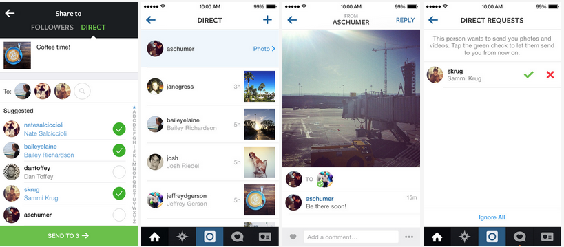How Instagram Direct Works