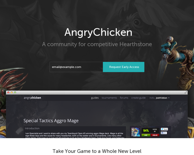 AngryChicken - Competitive Hearthstone Community #Startup