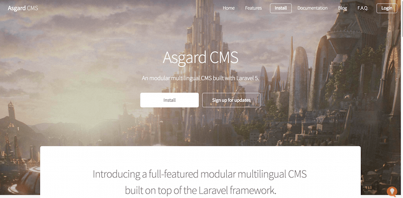 AsgardCms A laravel CMS that s modular and multilingual