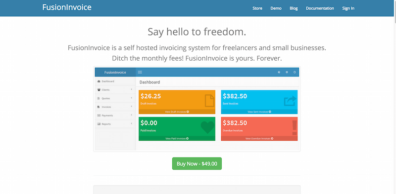 FusionInvoice Self hosted invoicing for freelancers and small businesses