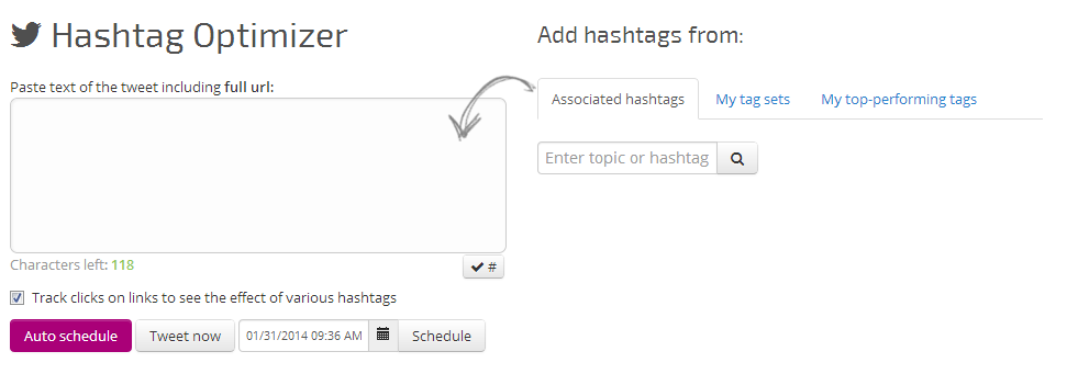 Hashtag Optimizer