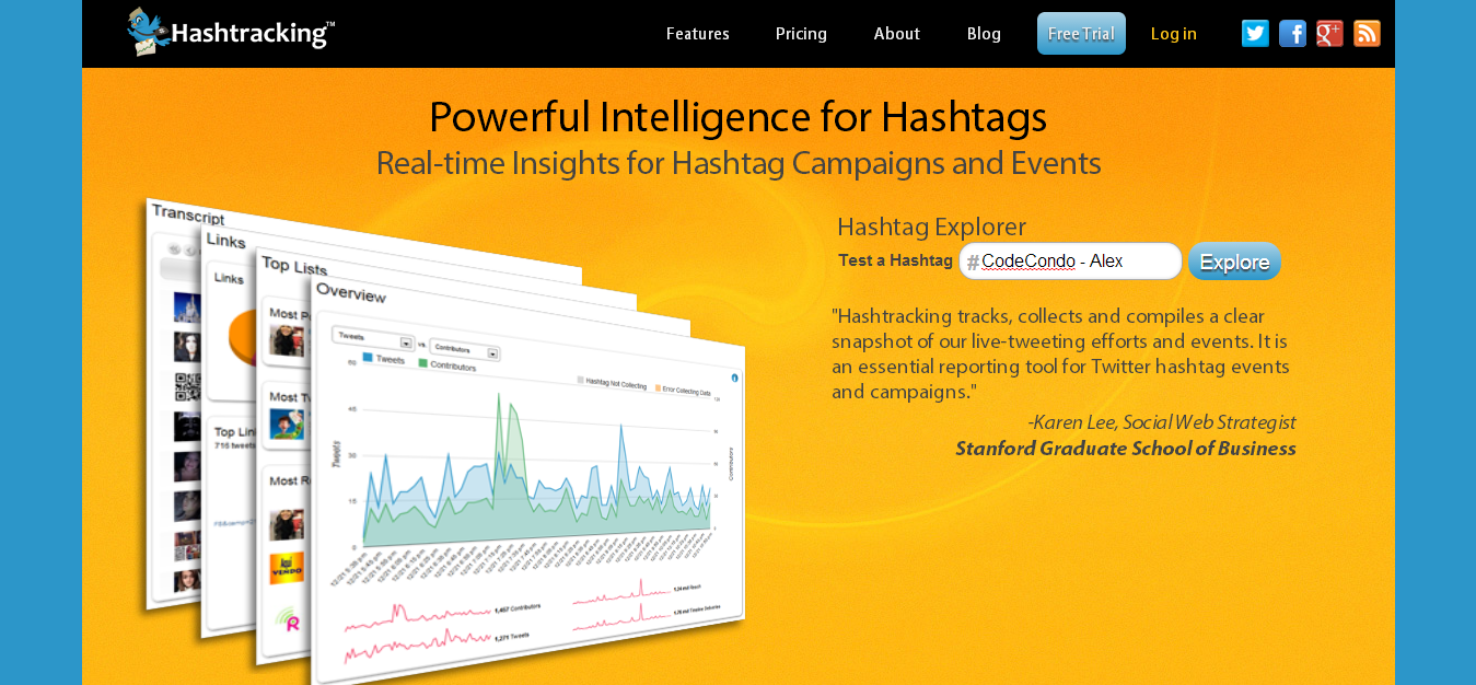 Hashtracking