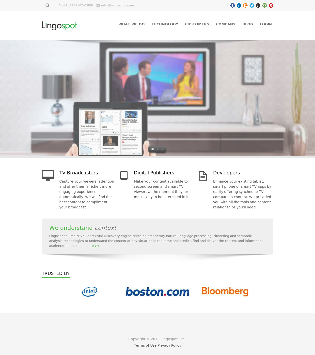 Lingospot Homepage