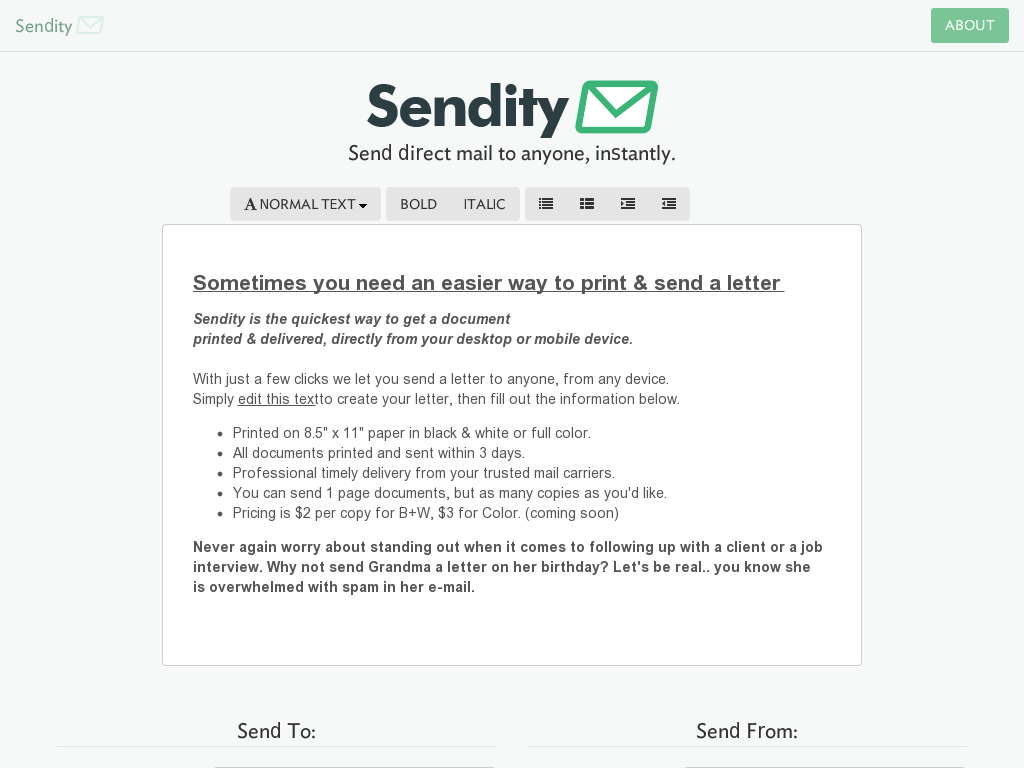 Sendity