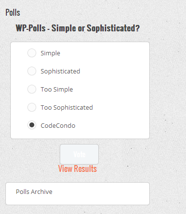 WP-Polls Preview