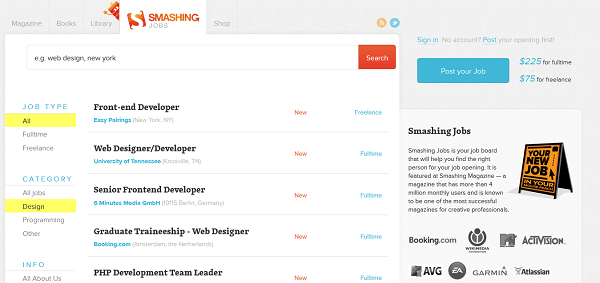 All Design Jobs - Smashing Jobs