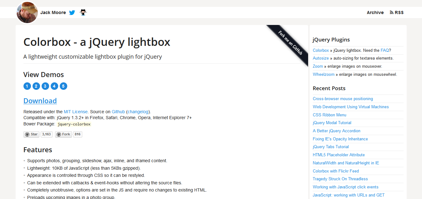 Colorbox - a jQuery lightbox
