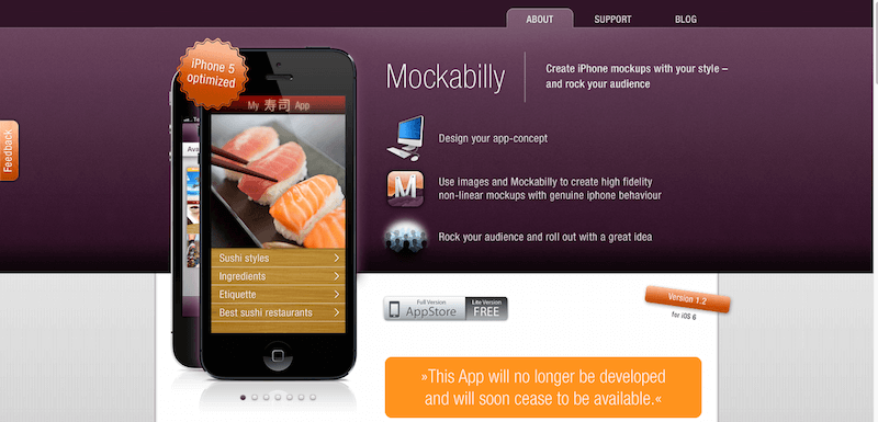 Mockabilly App for creating mockups on iPhone iPhone app mockup