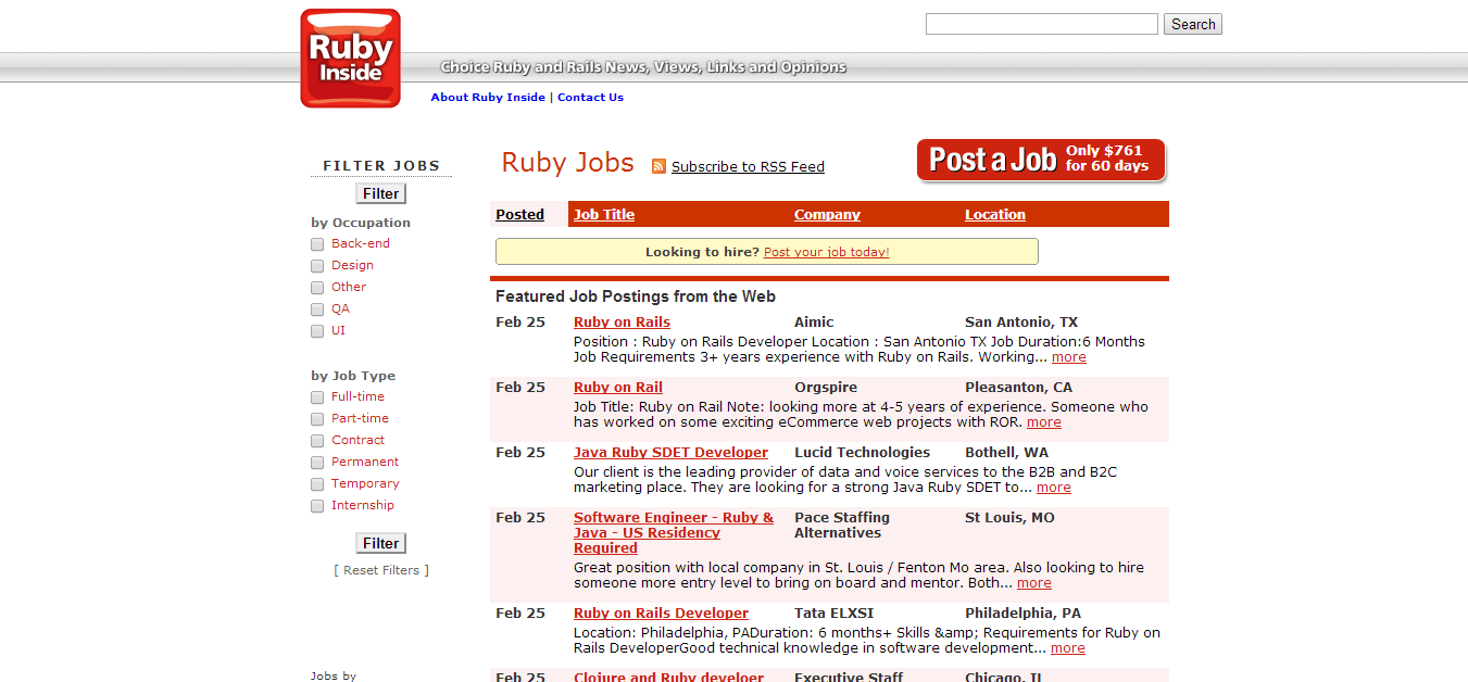 Ruby Jobs