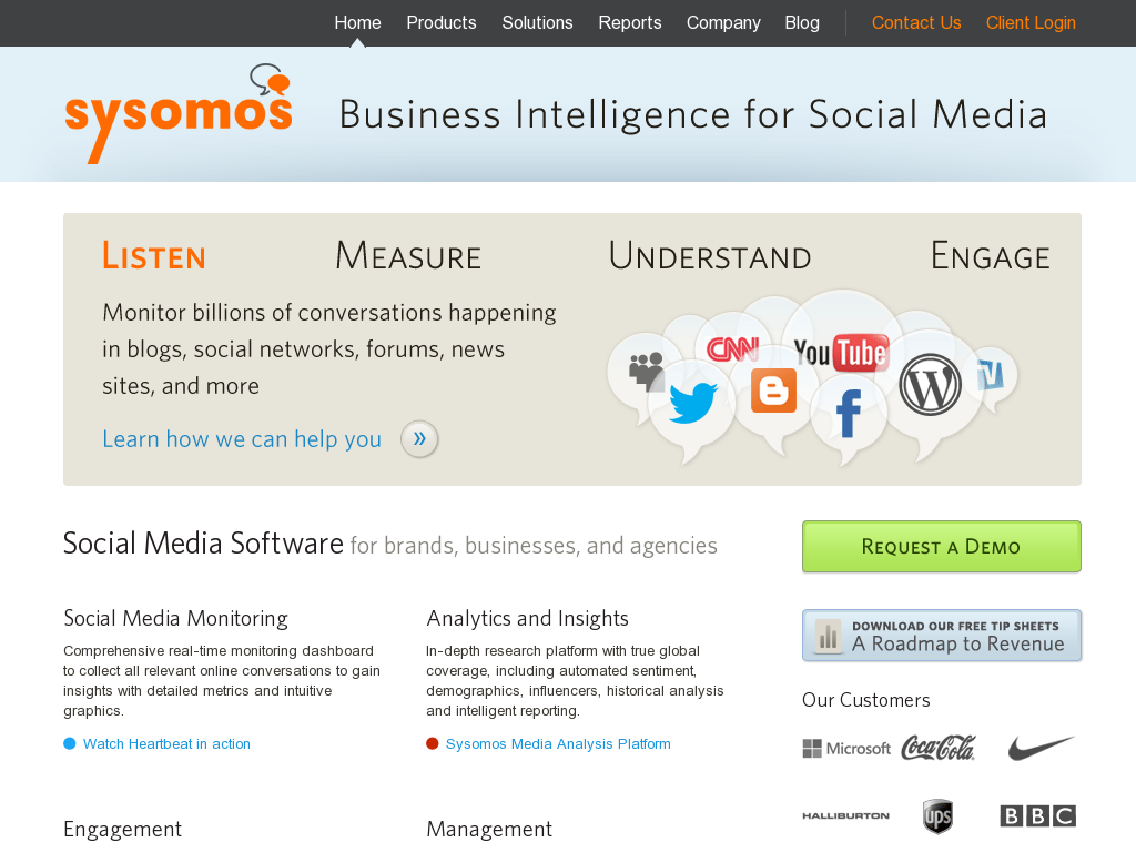 Social Media Monitoring Tools for Business by Sysomos