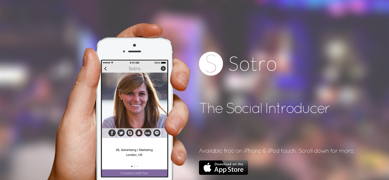 Sotro - Search and Connect With New People on Social Media