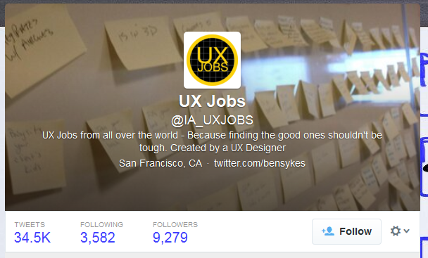 UX Jobs (IA_UXJOBS) on Twitter