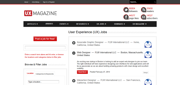 User Experience (UX) Jobs I UX Magazine