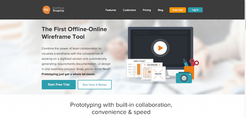 Wireframe Tools Online Free – Quick Focus – SnapUp