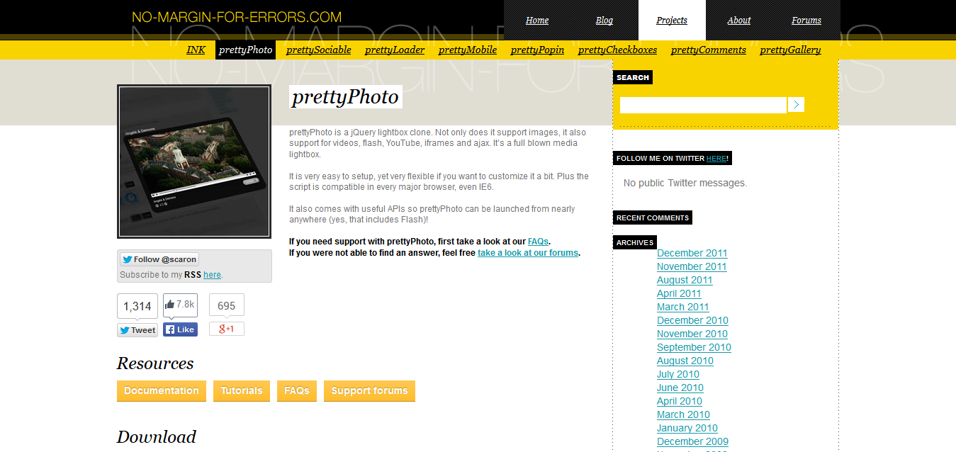 prettyPhoto - jQuery Lightbox