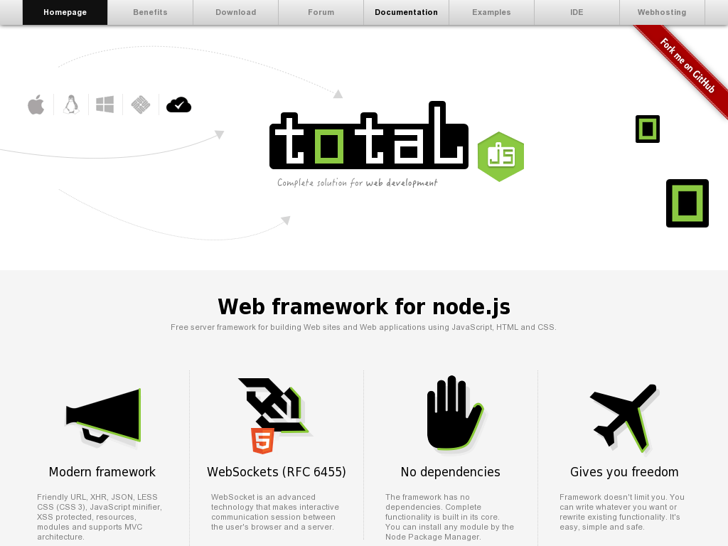 total.js - web framework for node.js