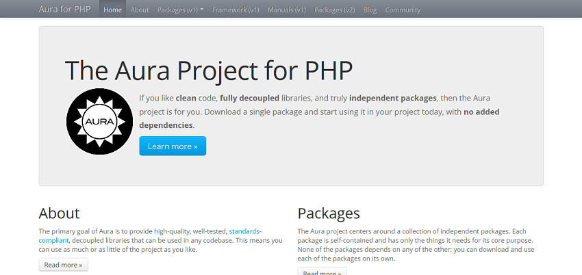Aura for PHP
