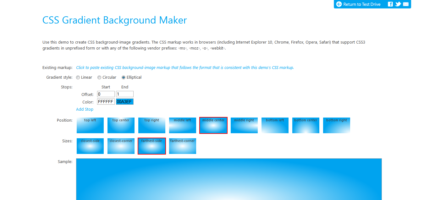 CSS Gradient Background Maker