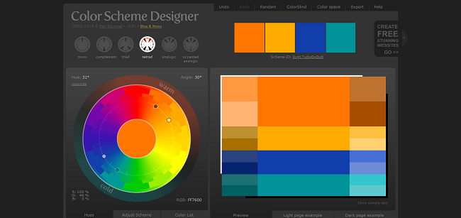 Color Scheme Designer 3