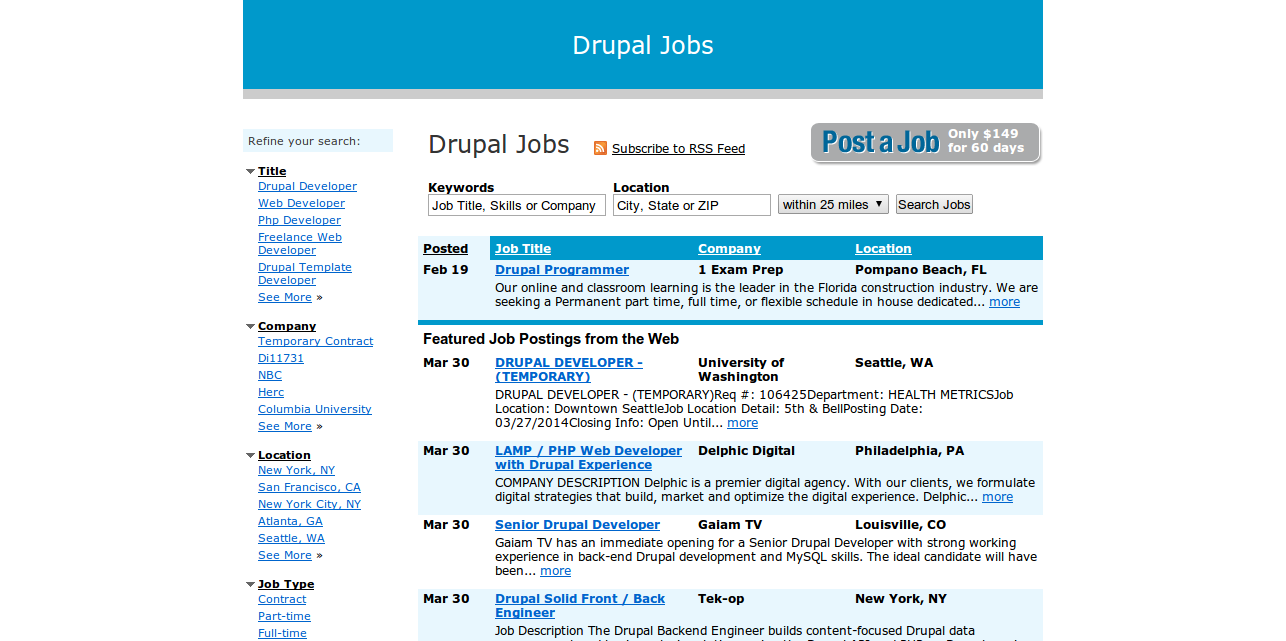 drupal developer jobs dallas tx