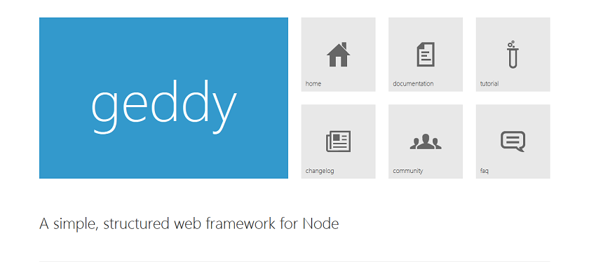Geddy I The original MVC Web framework for Node - a simple, structured way to create full stack javascript applications