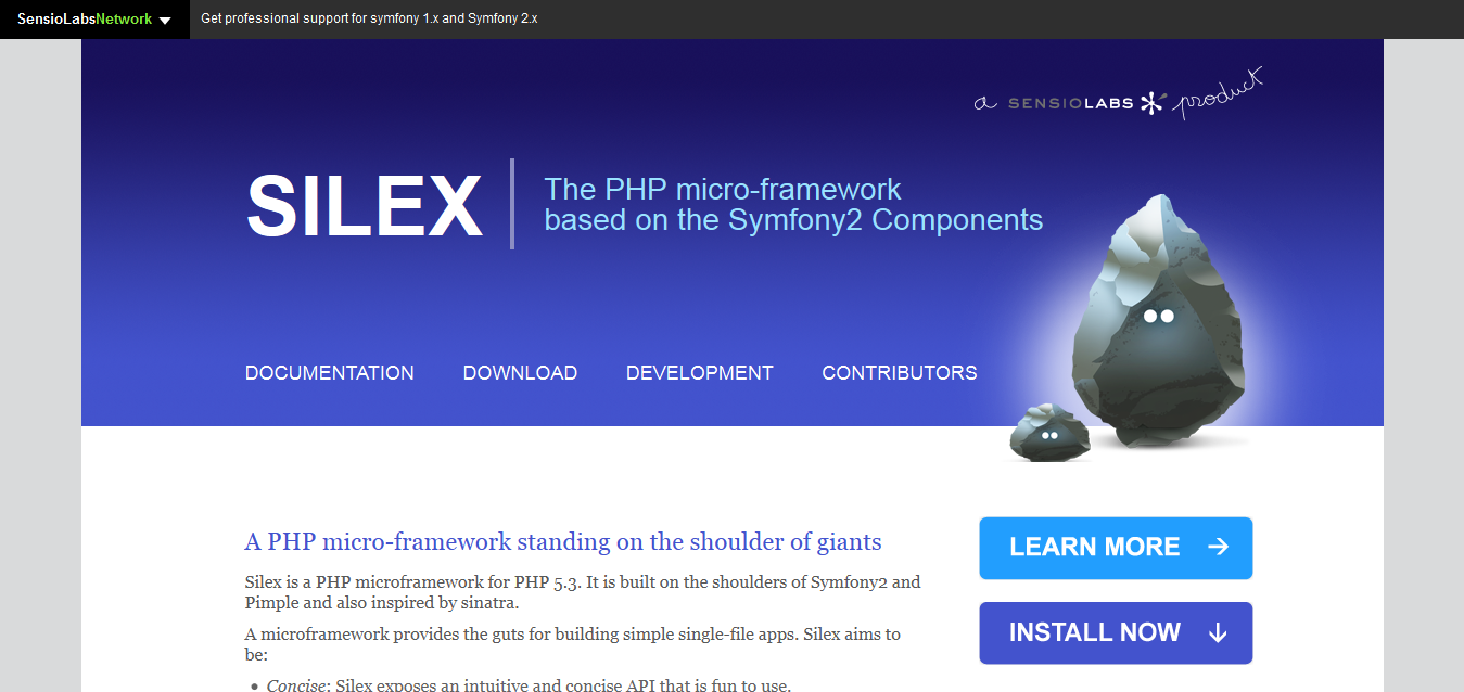 Homepage - Silex - The PHP micro-framework based on Symfony2 Components