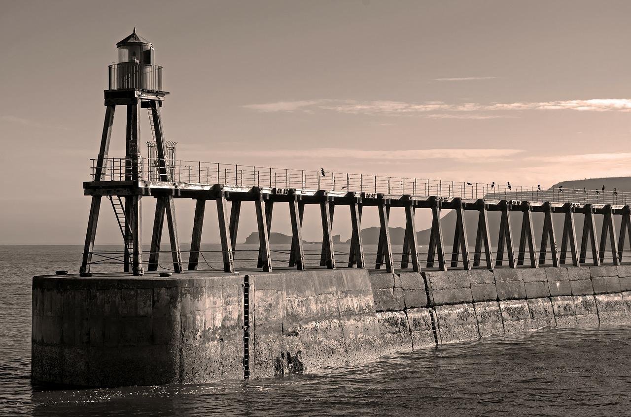 Lighthouses Architecture Sepia