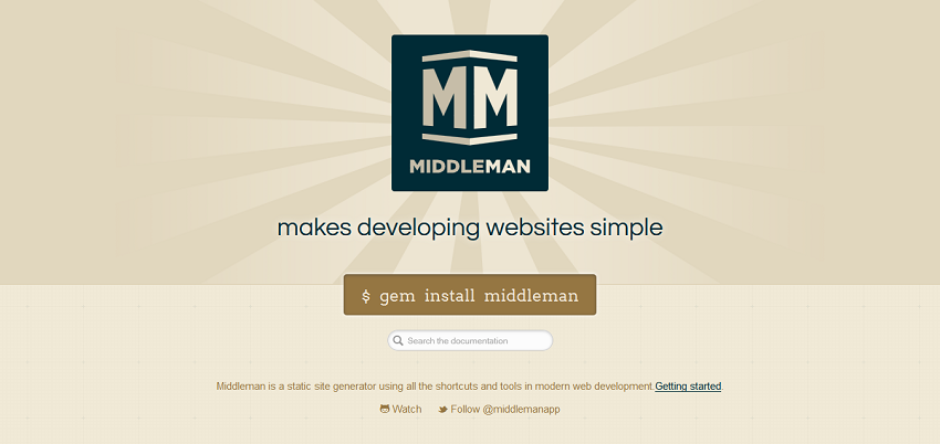 Middleman_ Hand-crafted frontend development