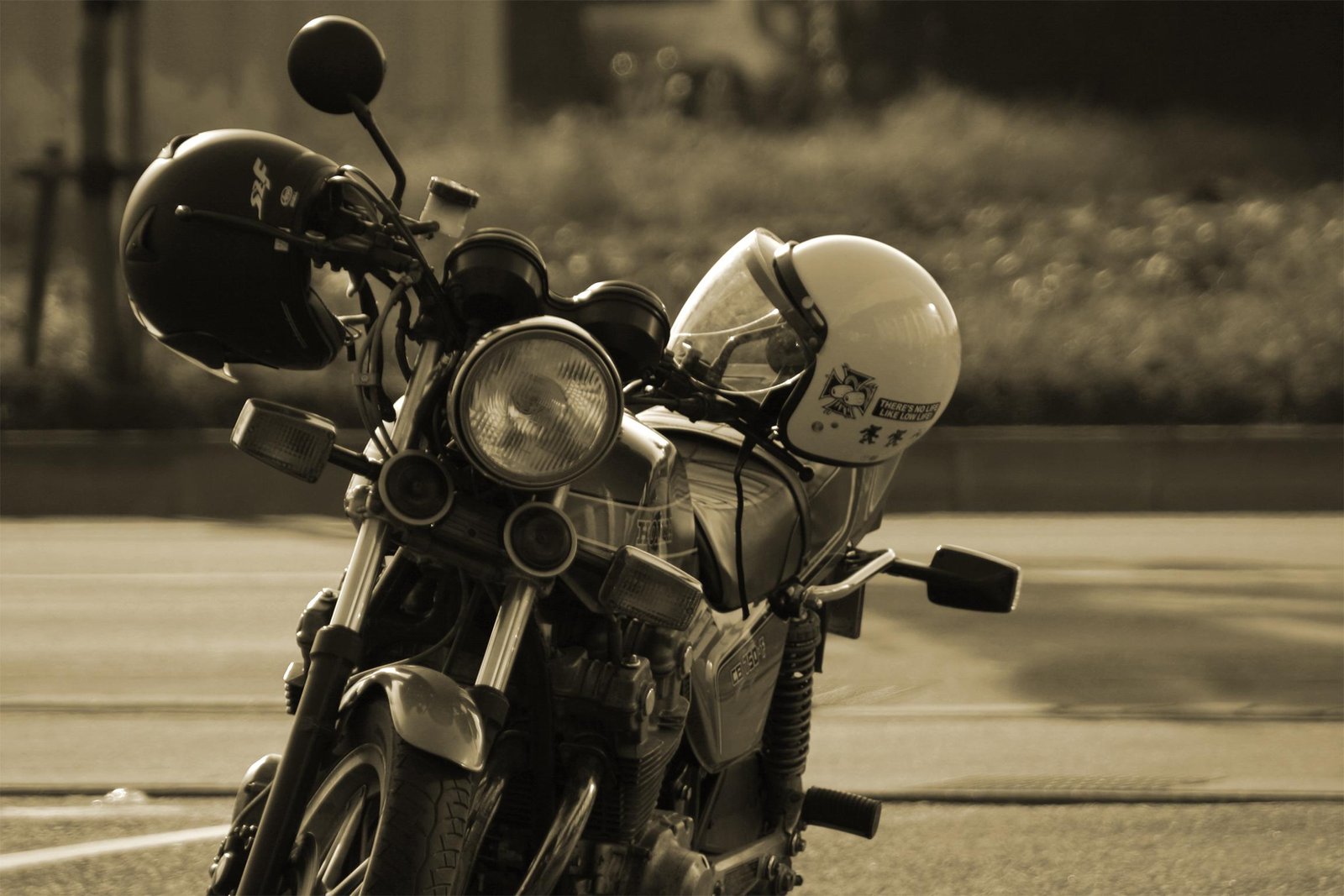 Motorcycle Sepia