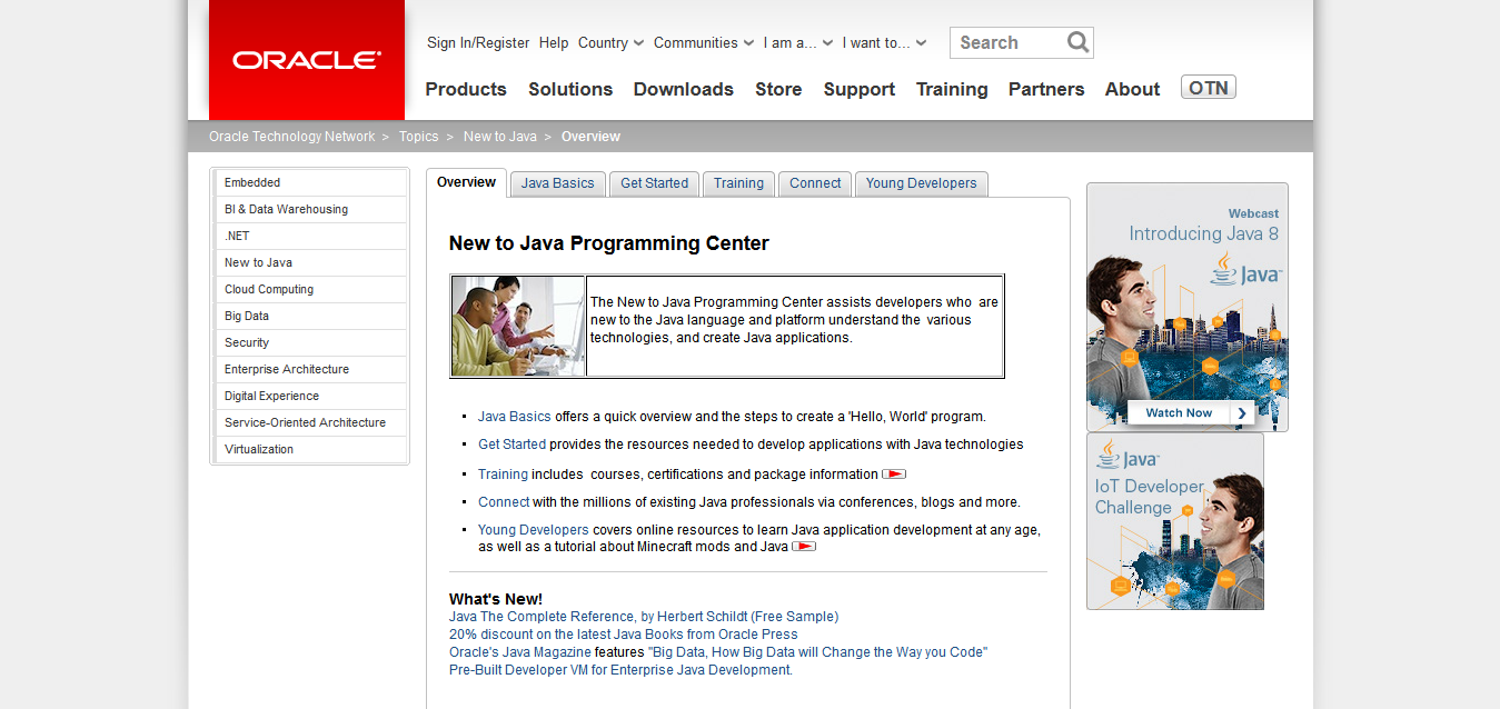 New to Java Programming Center