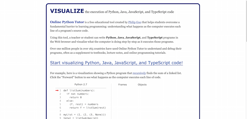 Python Tutor- Learn Python Programming Language