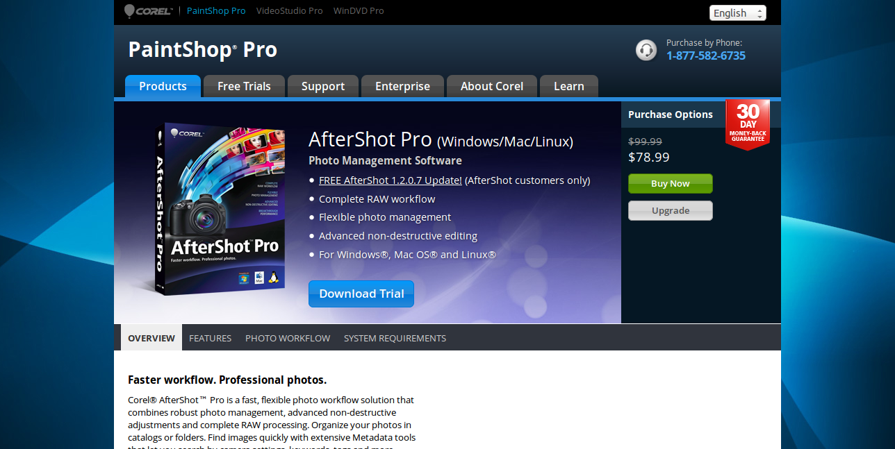 Photo Management Software - Corel AfterShot Pro