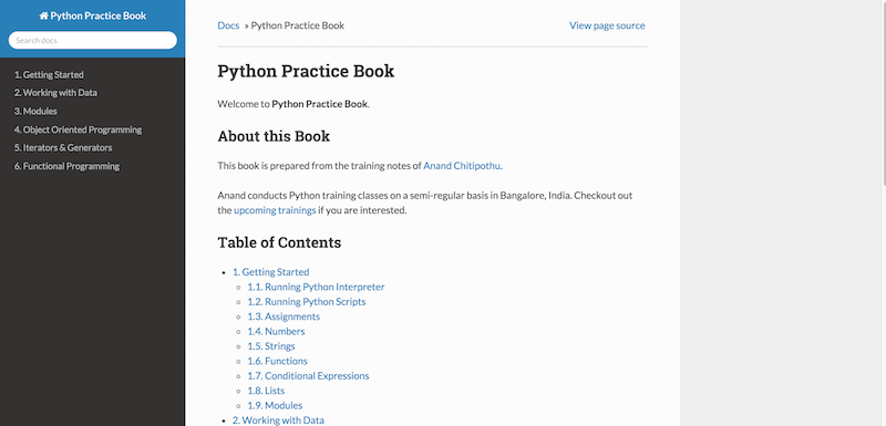 Python Practice Book - Learn Python Programming Language