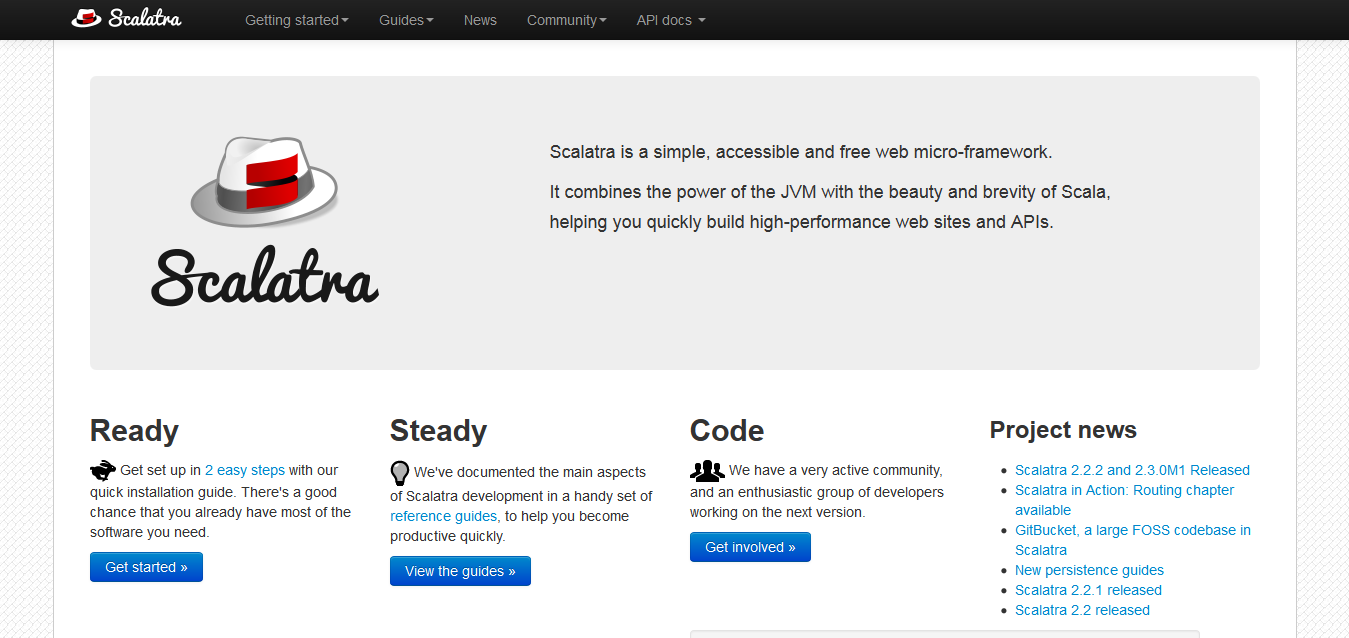 Scalatra I A tiny, Sinatra-like web framework for Scala