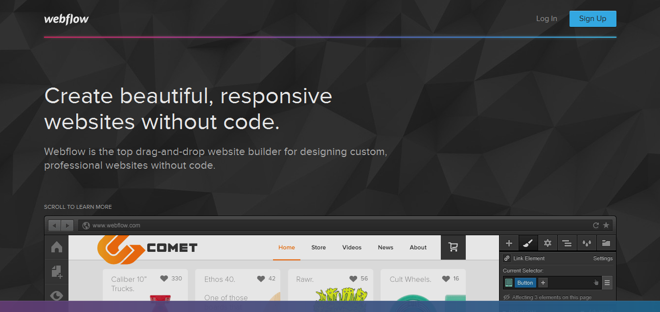 Webflow - Top Responsive Website Builder