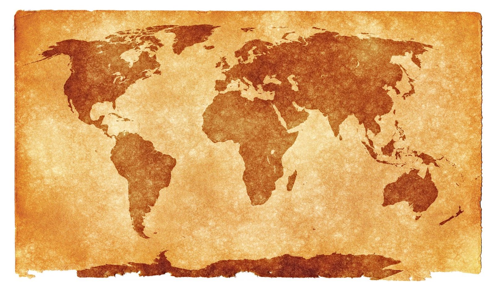 World Map Sepia