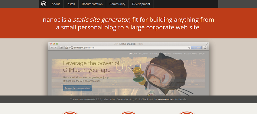 nanoc_ a static site generator written in Ruby » home