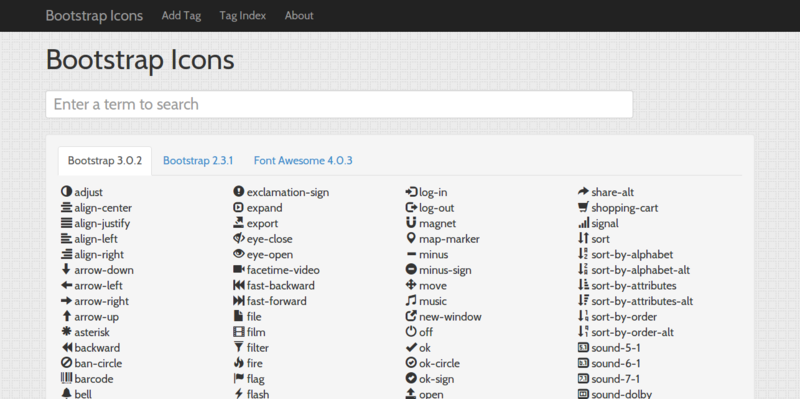 Bootstrap icon