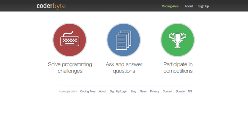 Coderbyte Programming Game Challenges Competitions Web Development Technology Resources