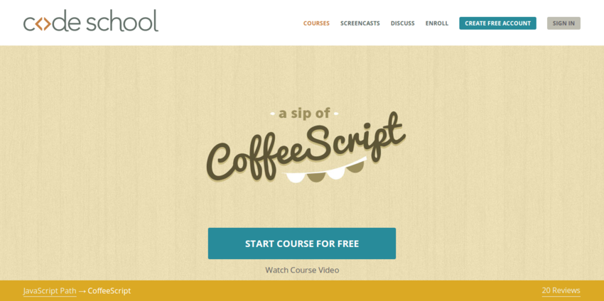 CoffeeScript Code School