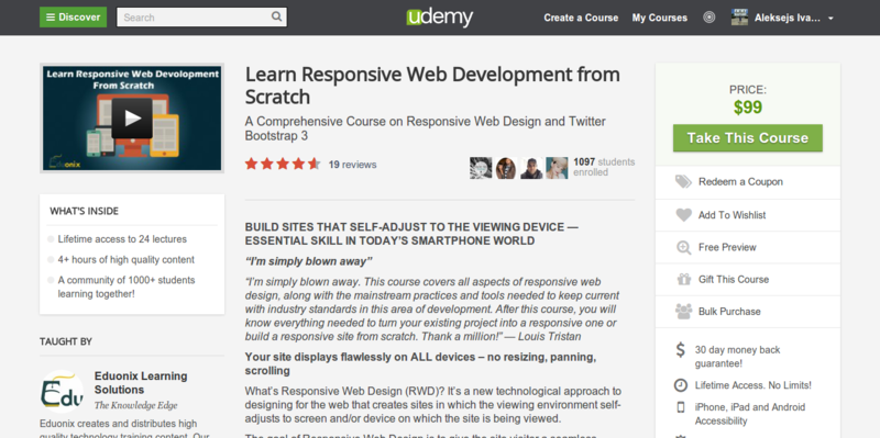 Eduonix: Learn Responsive Web Development from Scratch