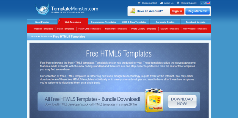 Free HTML5 Website Templates TemplateMonster.com