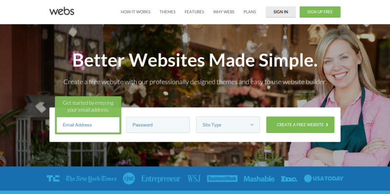 Free Website Builder Make a Free Website Webs