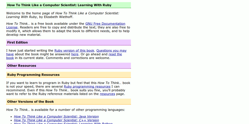 How To Think Like a Computer Scientist  Learning With Ruby