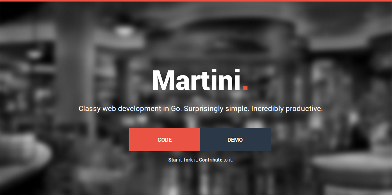 Martini Classy web development in Go.