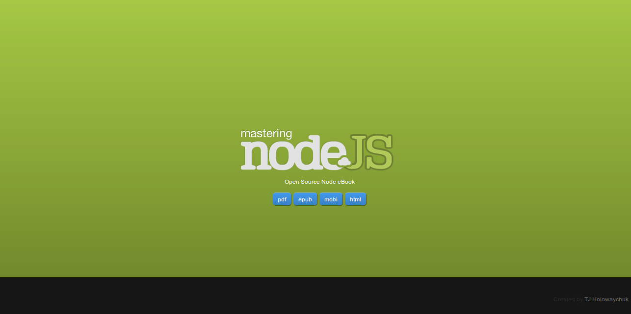Mastering Node Open Source Nodejs eBook