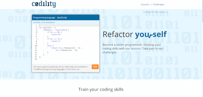 Refactor yourself. Train your programming skills Codility