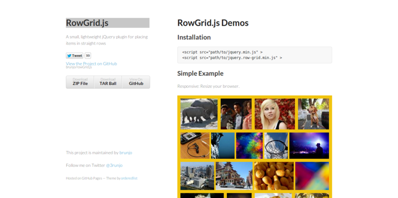 RowGrid.js Demo by brunjo