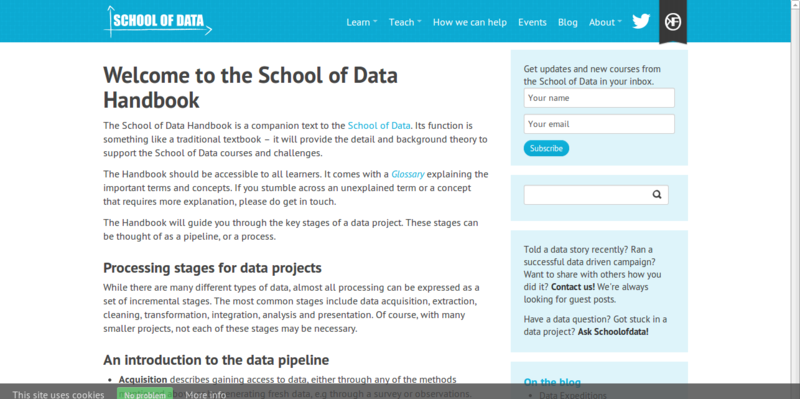 School of Data Handbook
