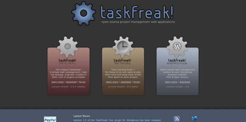 TaskFreak web based task manager and todo list project management made easy